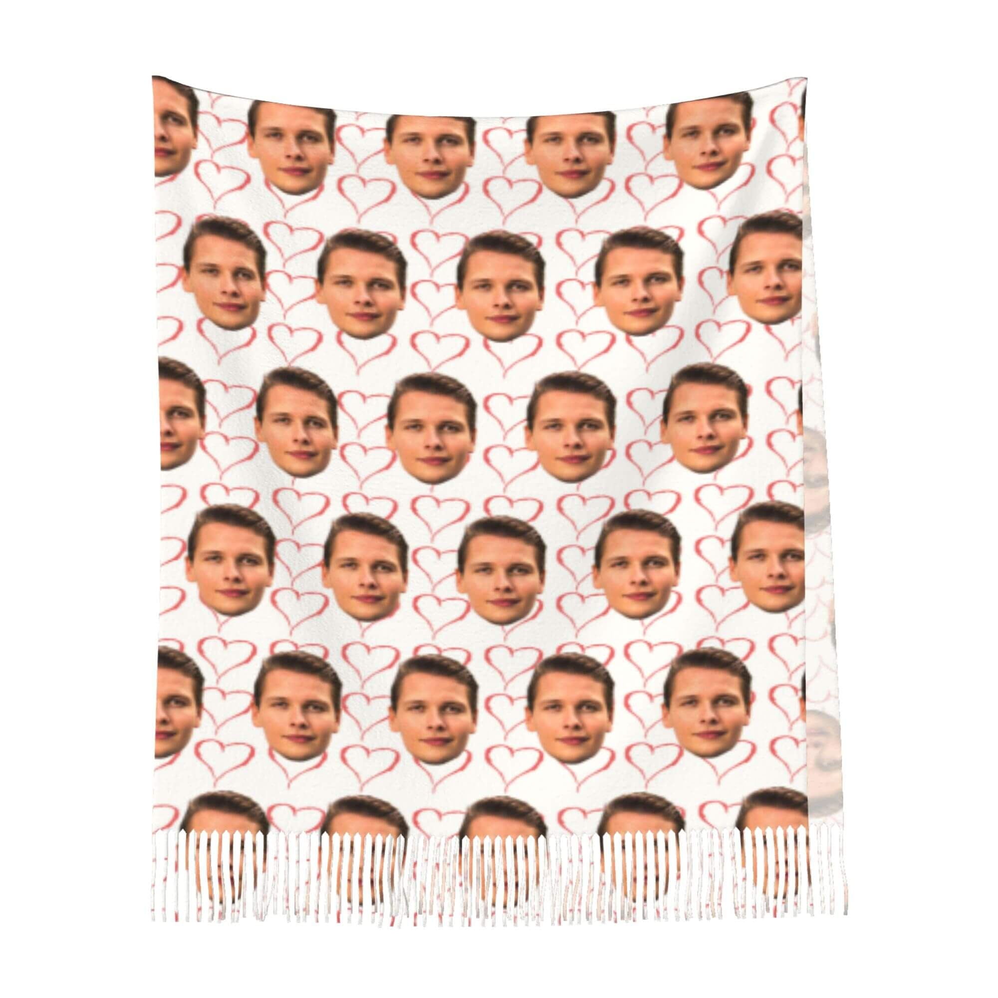 custom photo scarf