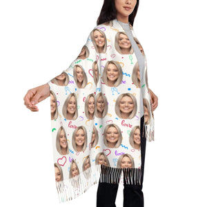 custom photo scarf