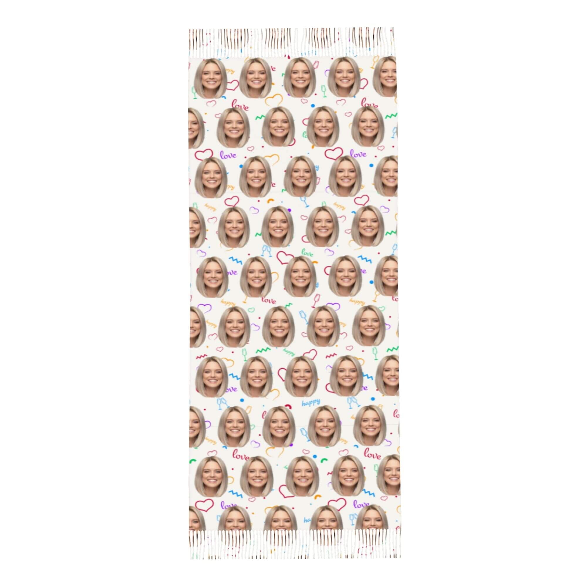 custom photo scarf
