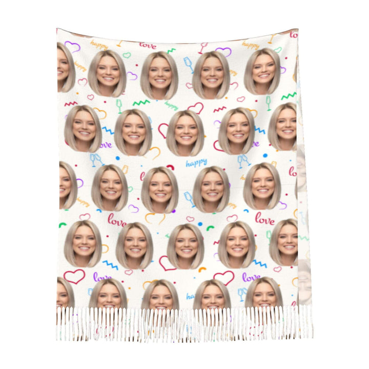 custom photo scarf