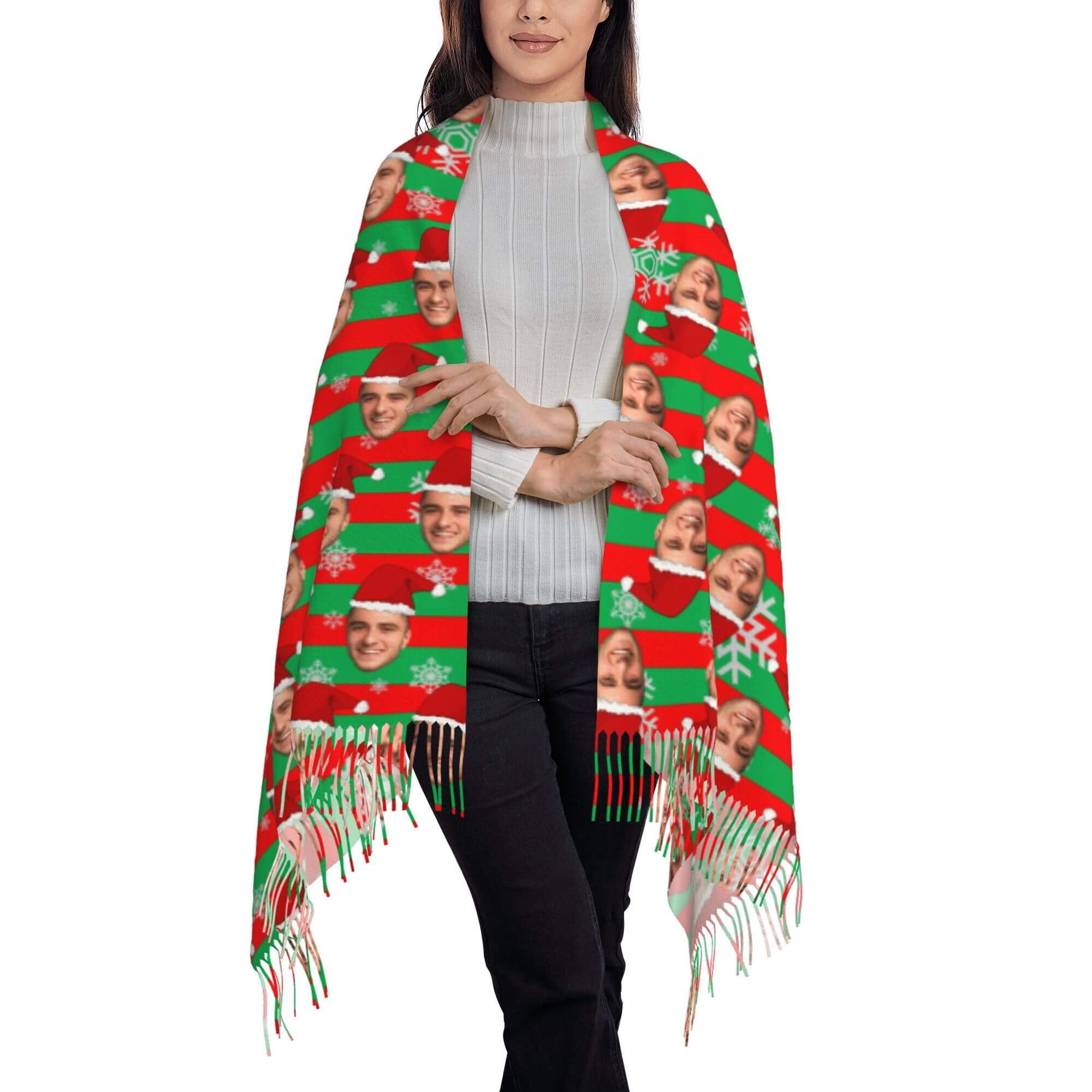 custom photo scarf