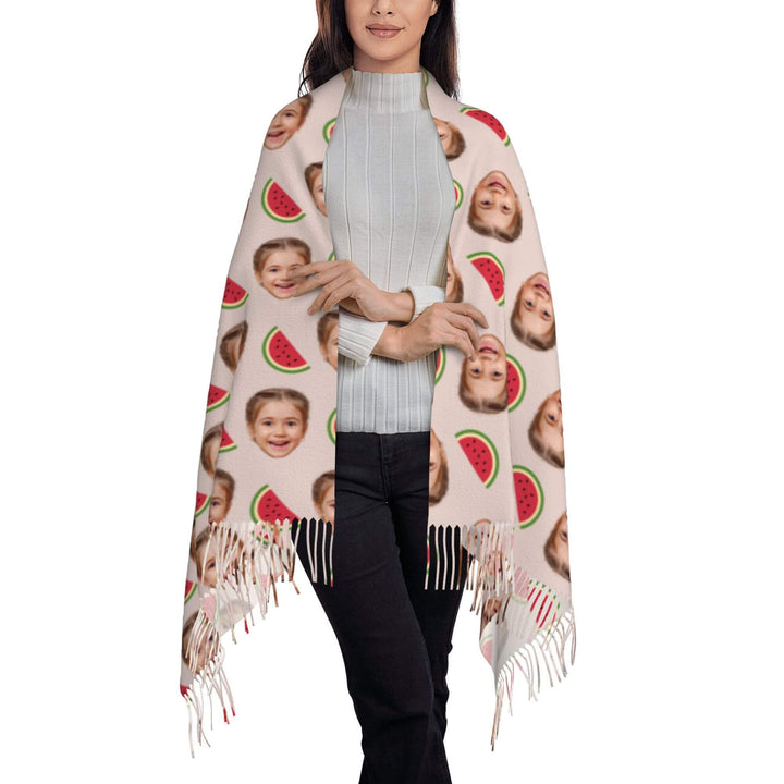 custom photo scarf