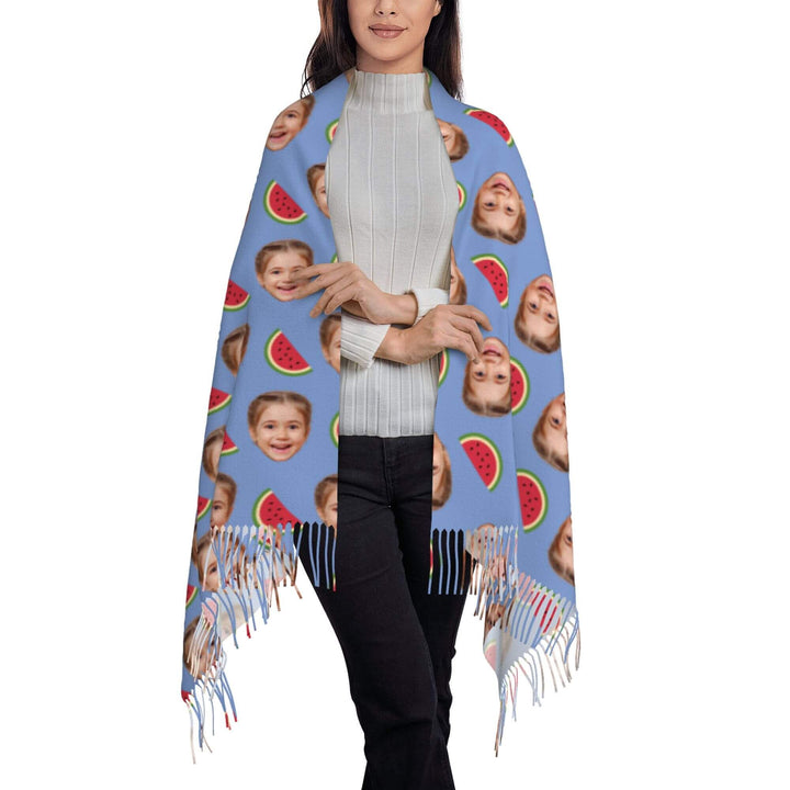 custom photo scarf