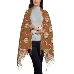 custom photo scarf