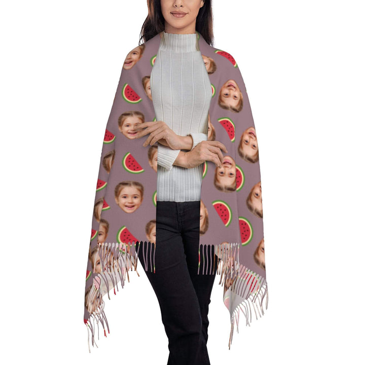 custom photo scarf