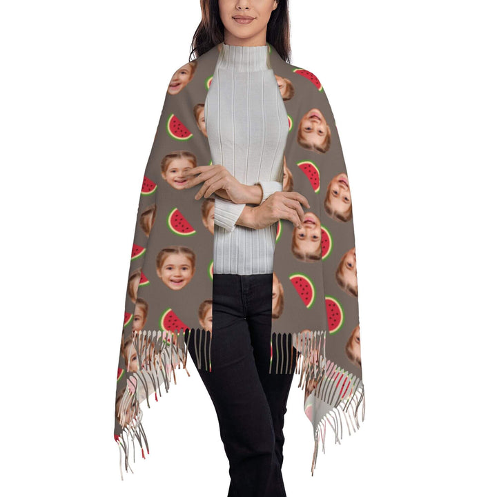 custom photo scarf