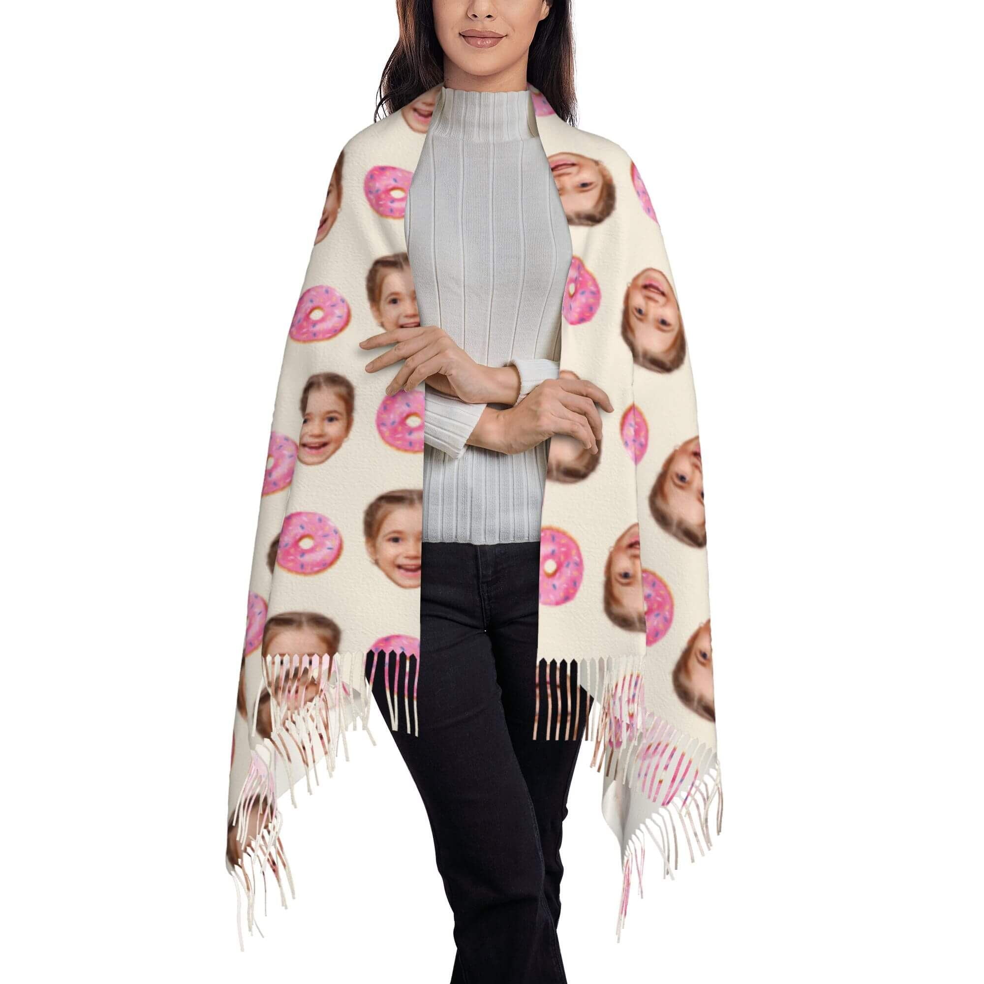 custom photo scarf
