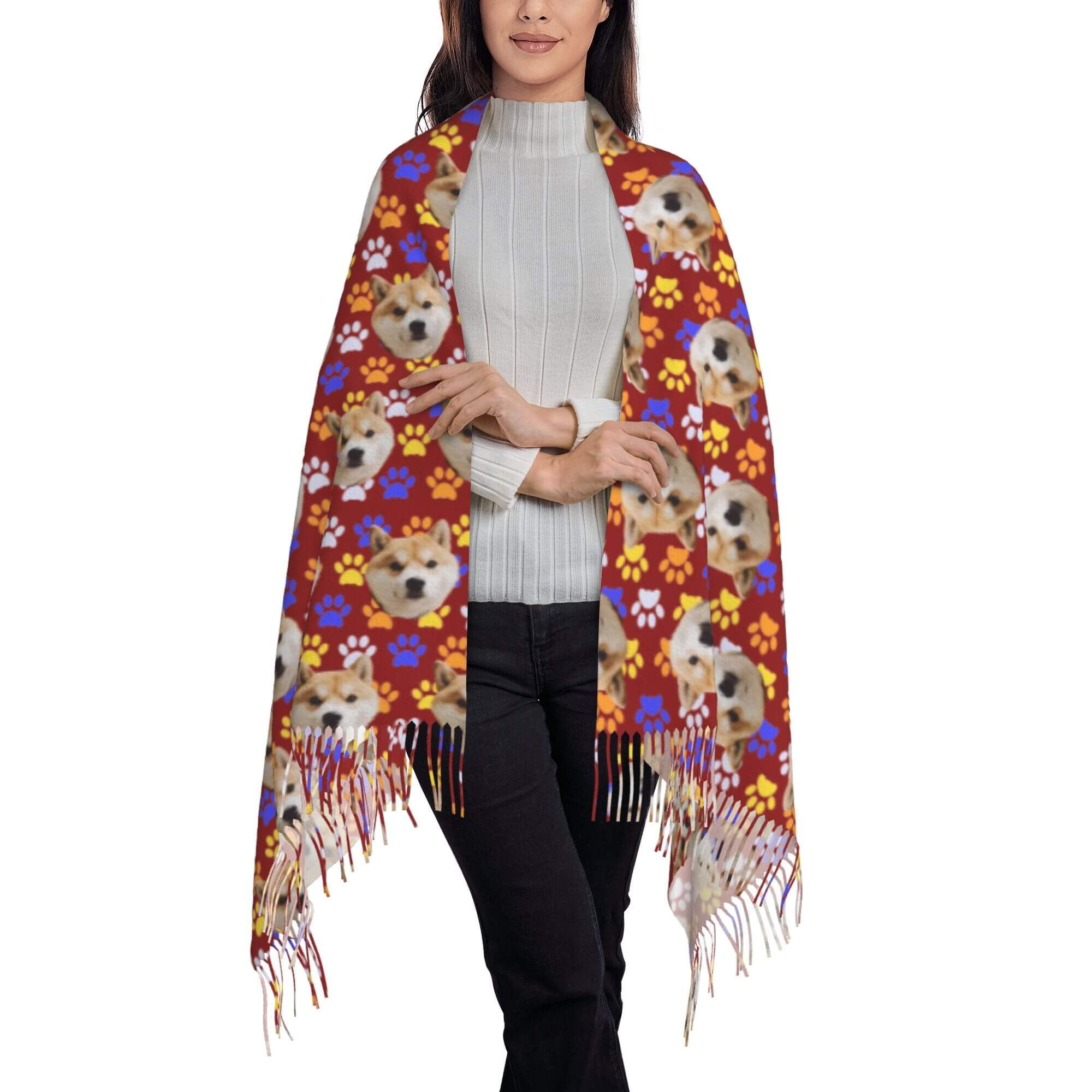 custom photo scarf