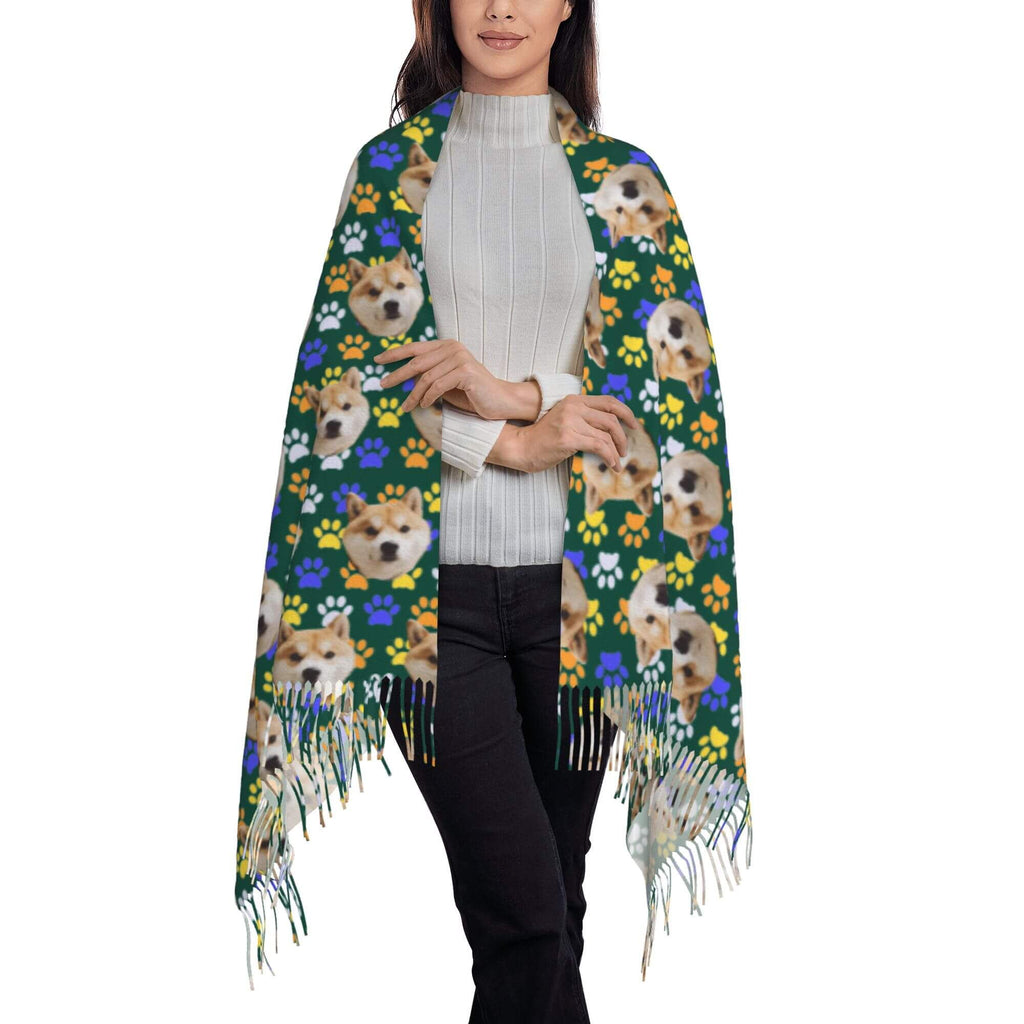 custom photo scarf