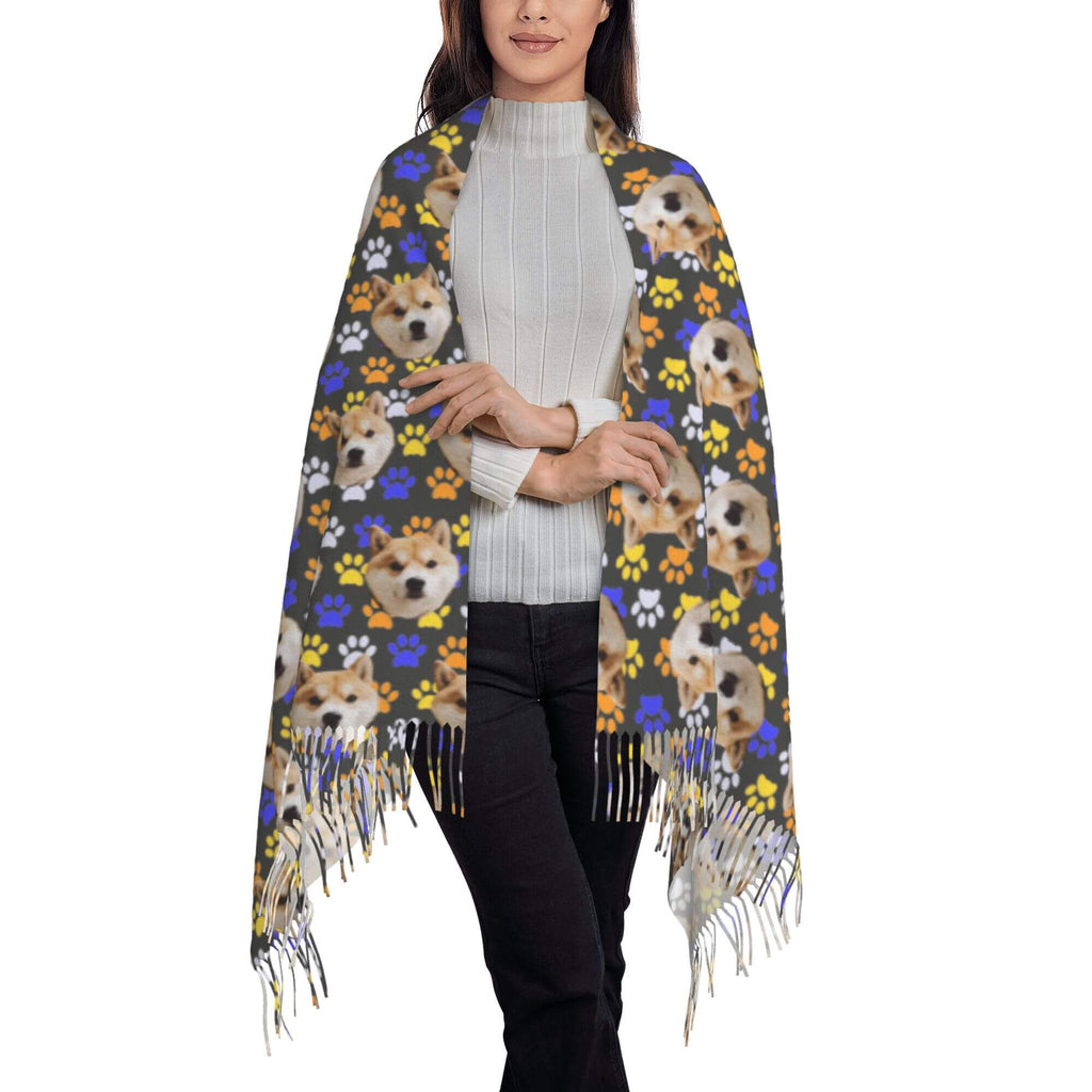 custom photo scarf