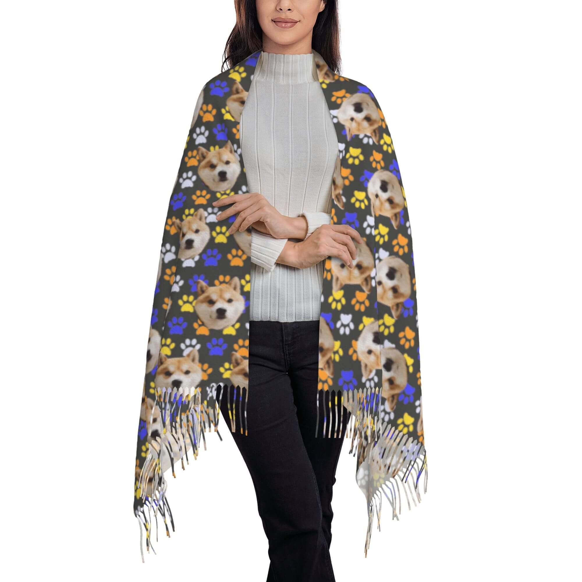custom photo scarf