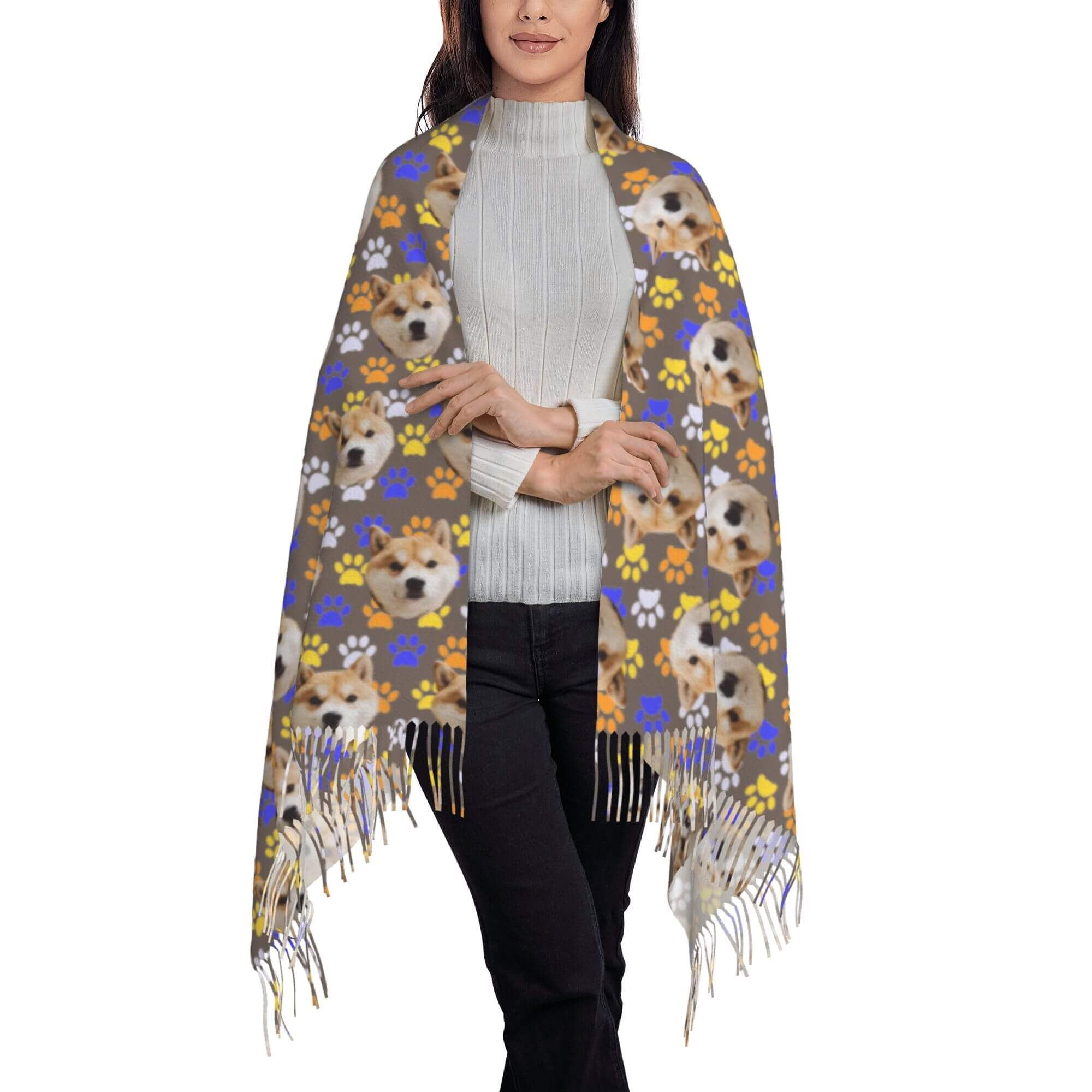 custom photo scarf