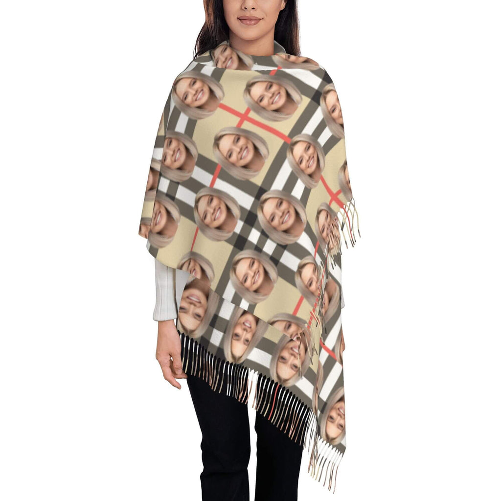 custom photo scarf