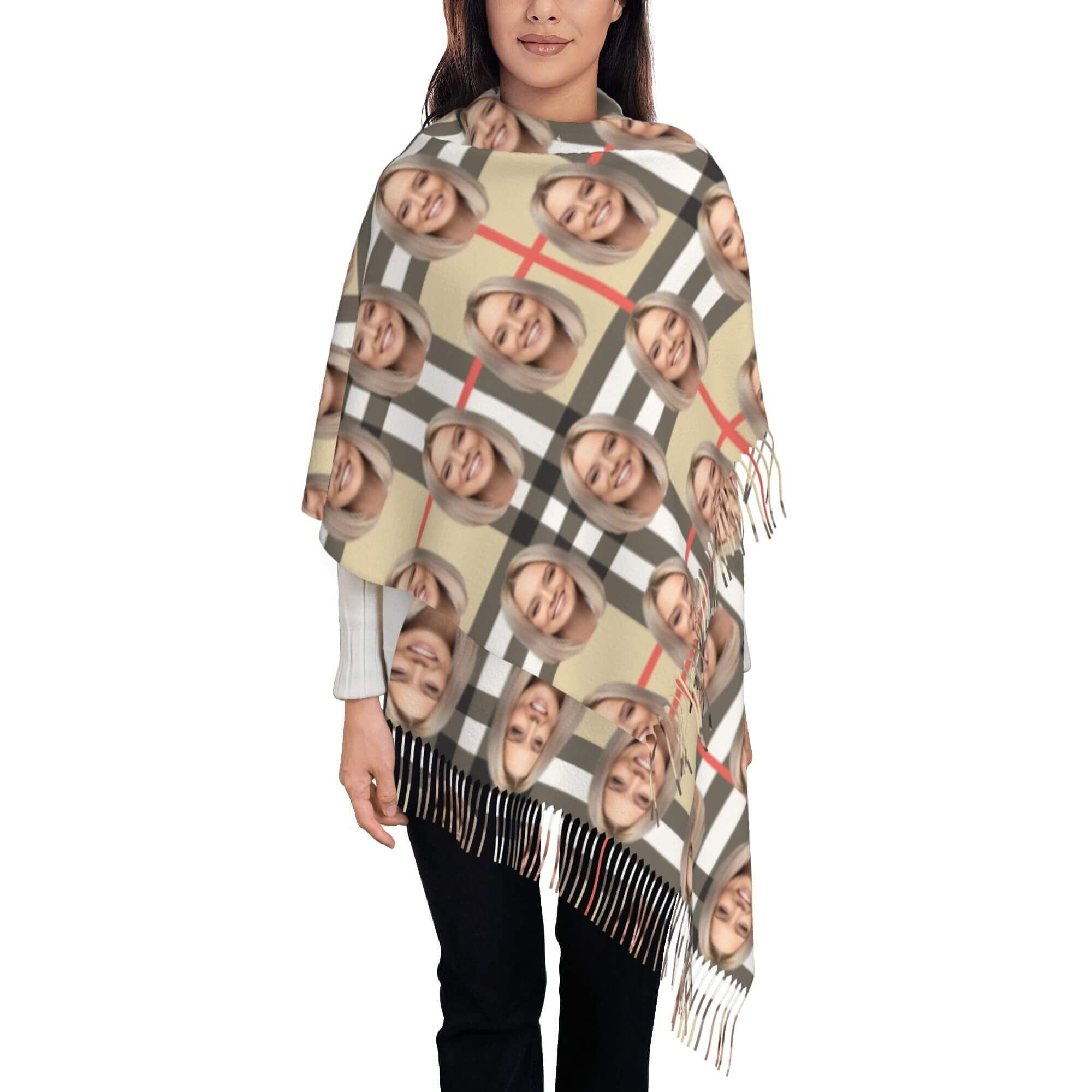 custom photo scarf