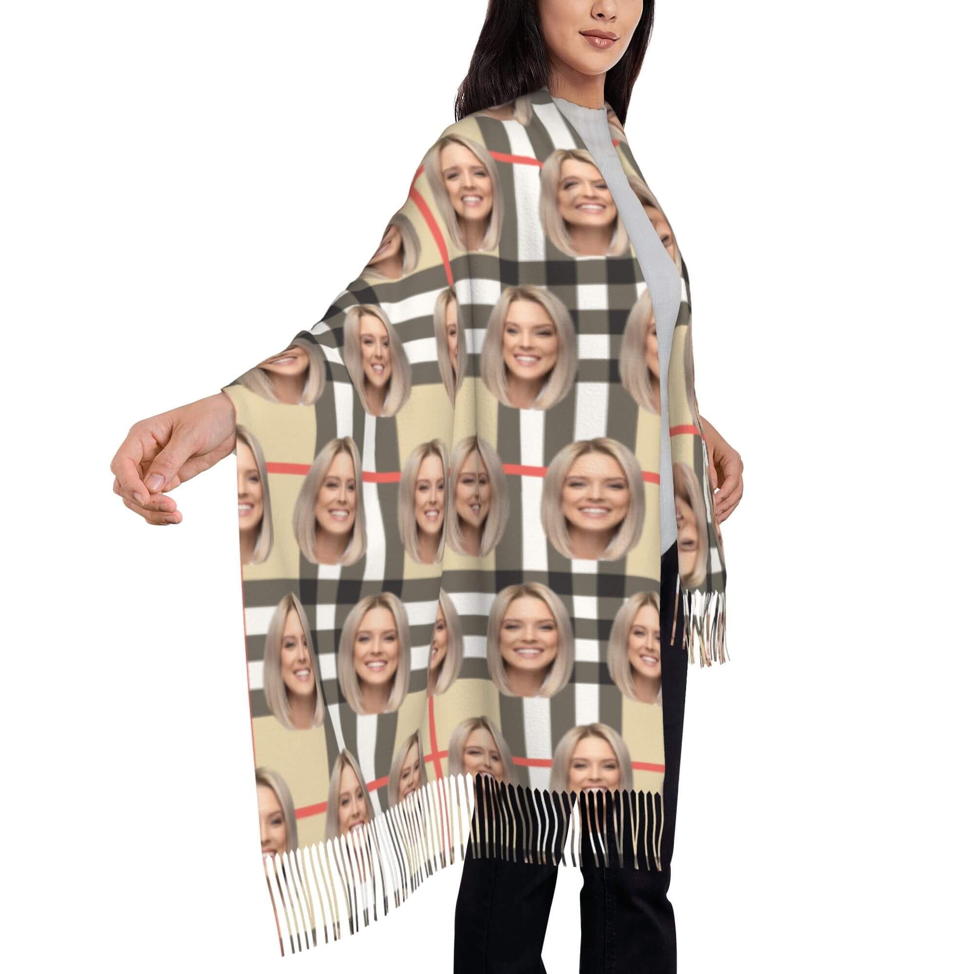custom photo scarf