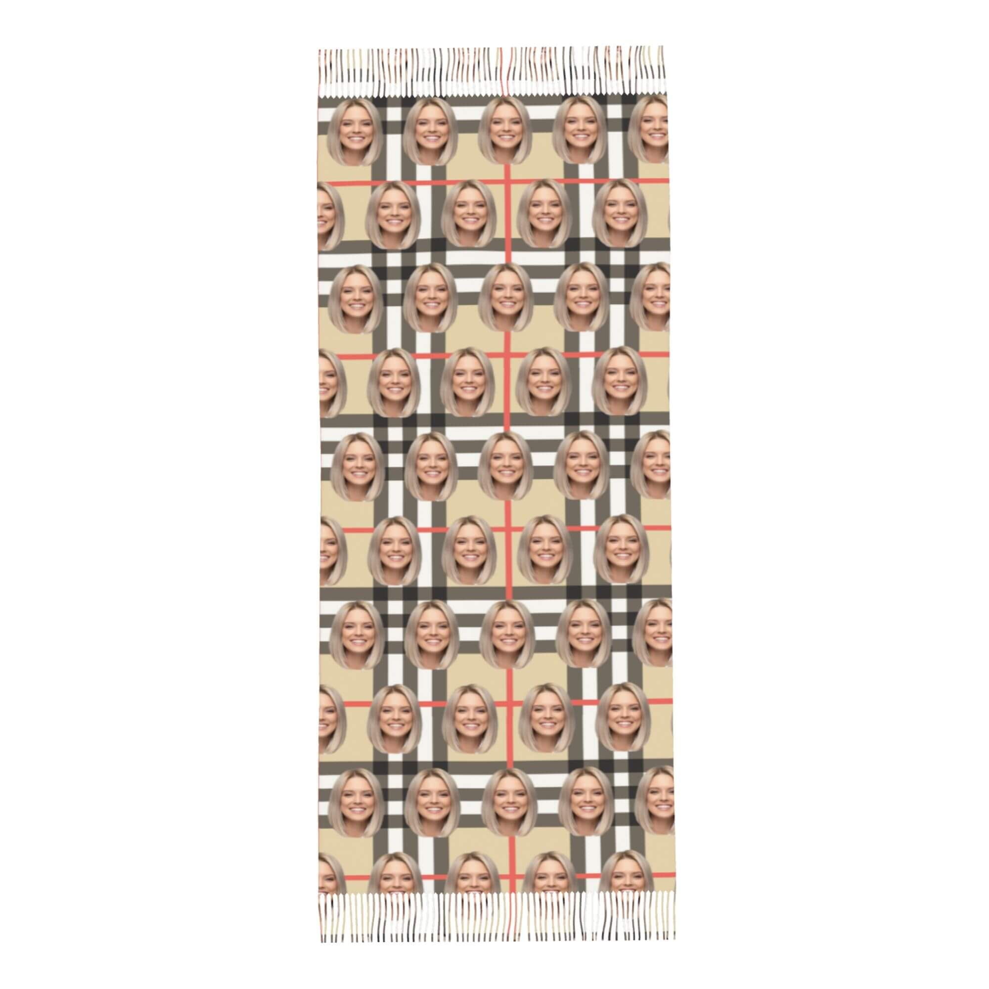custom photo scarf