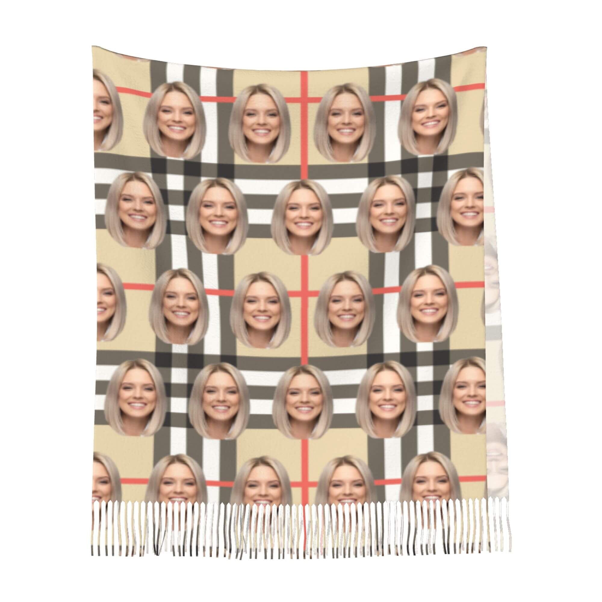 custom photo scarf