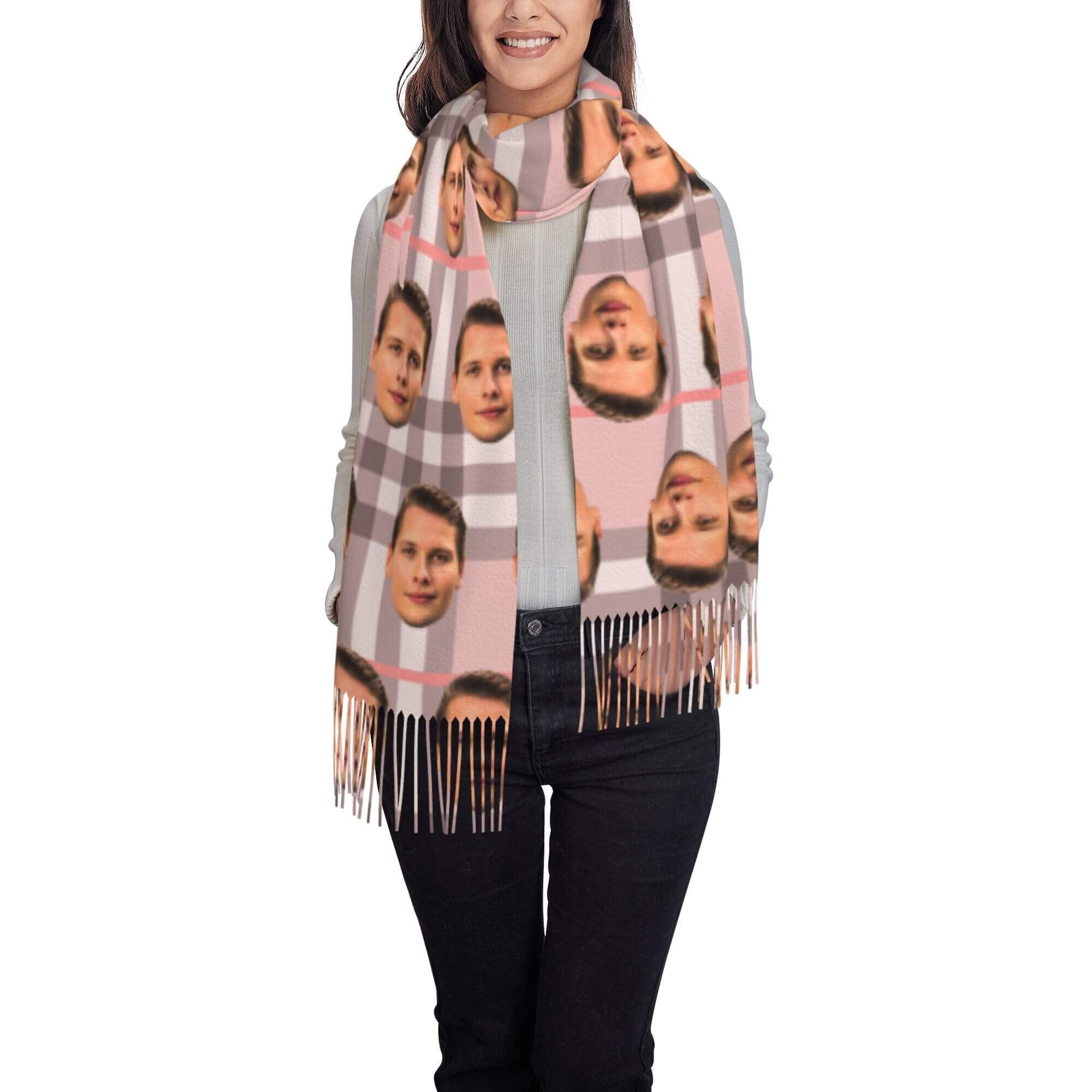 custom photo scarf