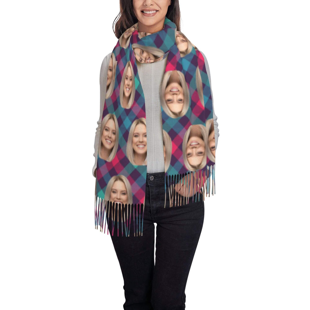 custom photo scarf