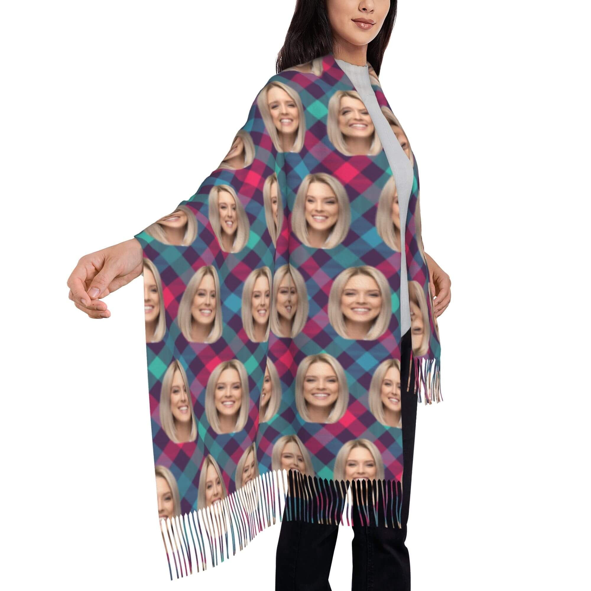 custom photo scarf