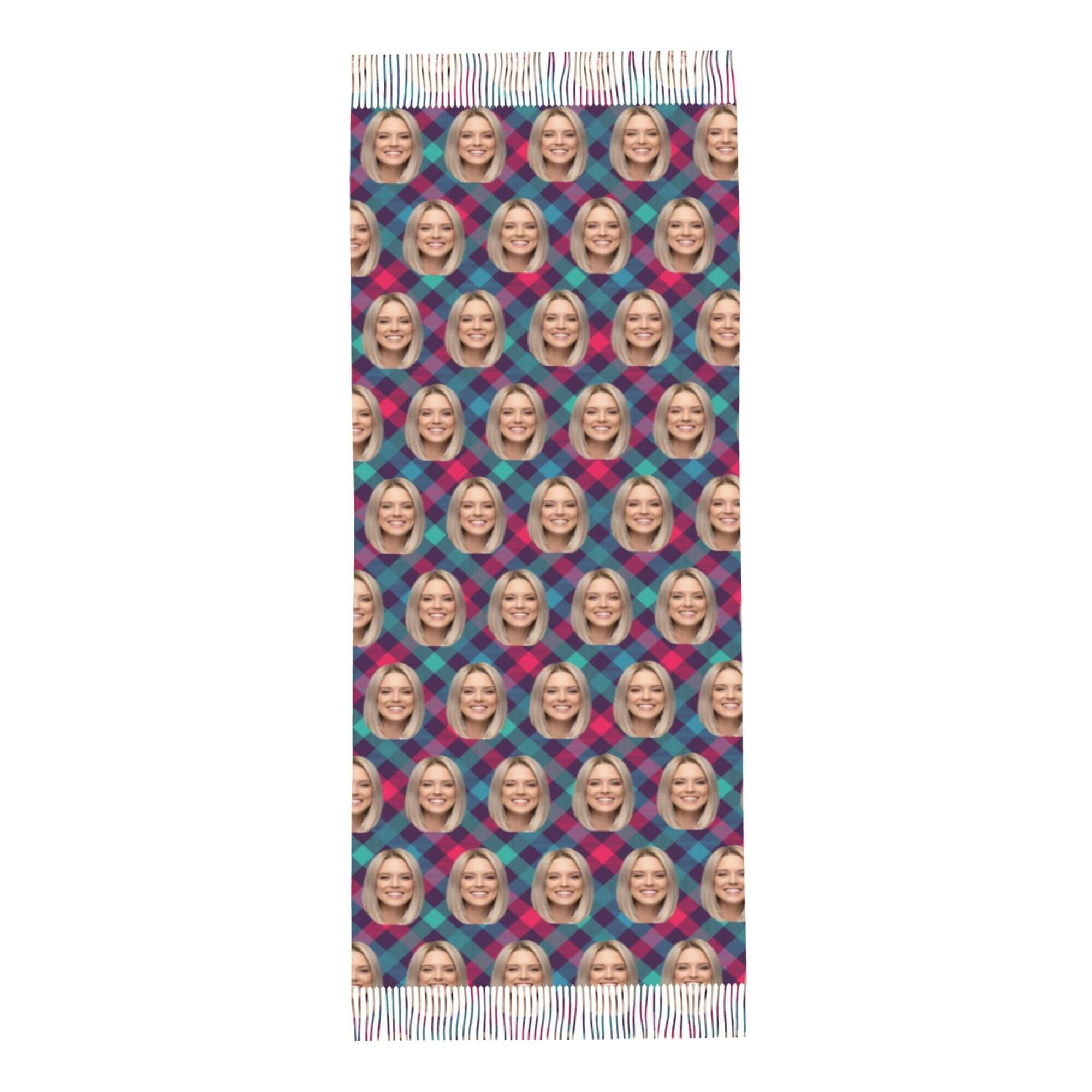 custom photo scarf
