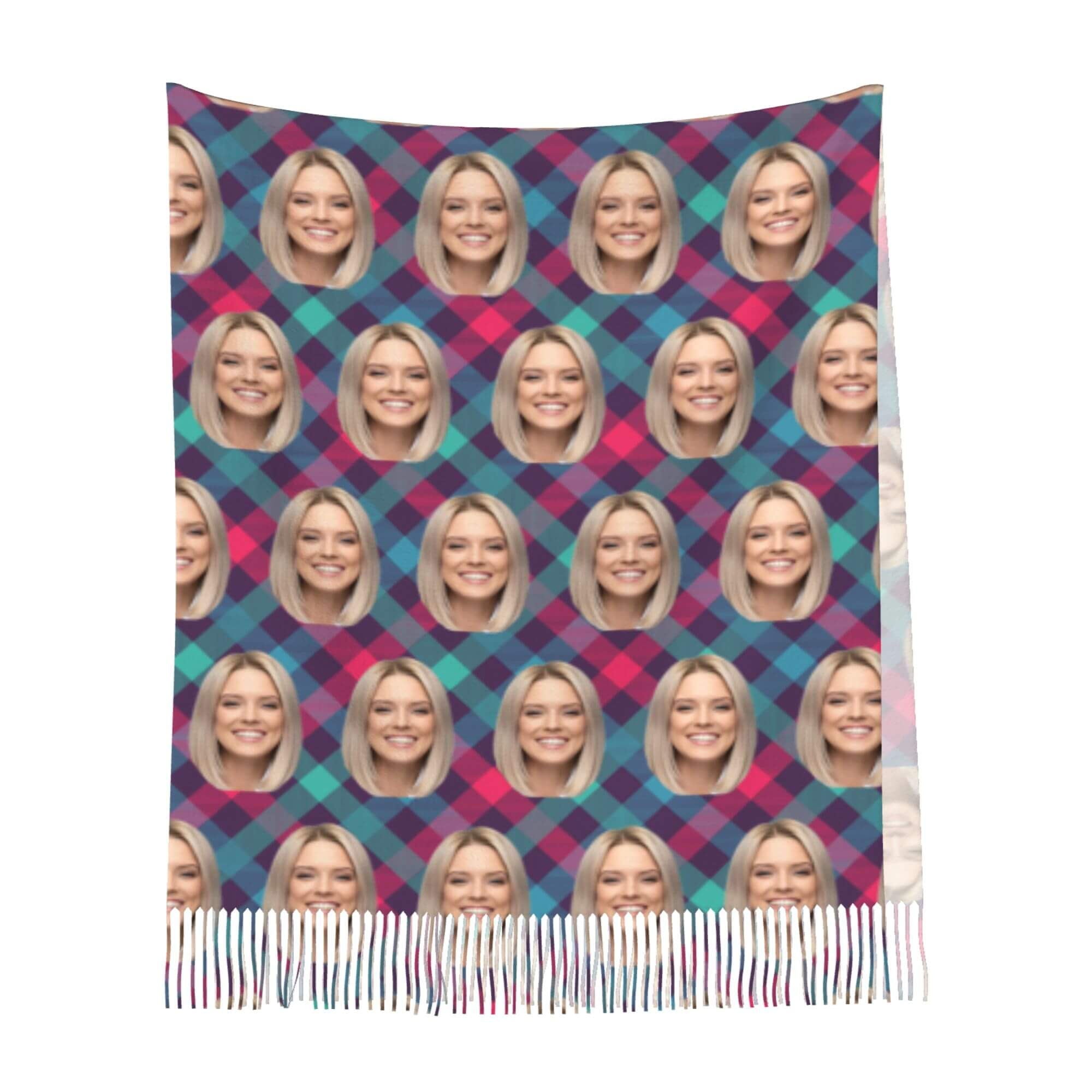 custom photo scarf