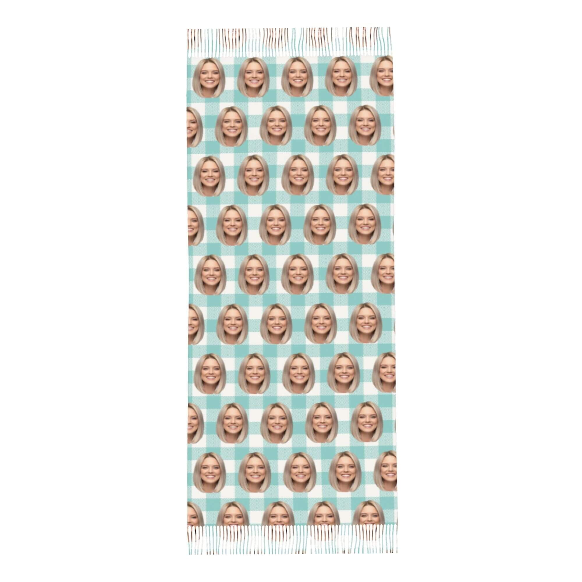 custom photo scarf