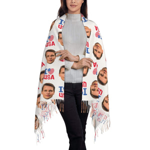 custom photo scarf
