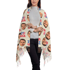 custom photo scarf