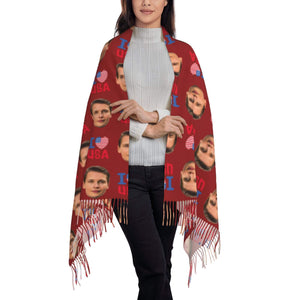 custom photo scarf
