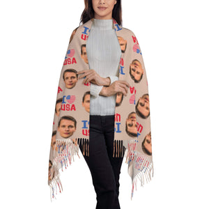 custom photo scarf