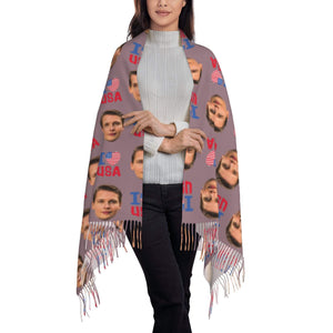 custom photo scarf