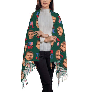 custom photo scarf