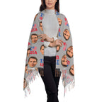 custom photo scarf
