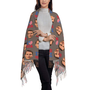 custom photo scarf