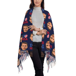 custom photo scarf