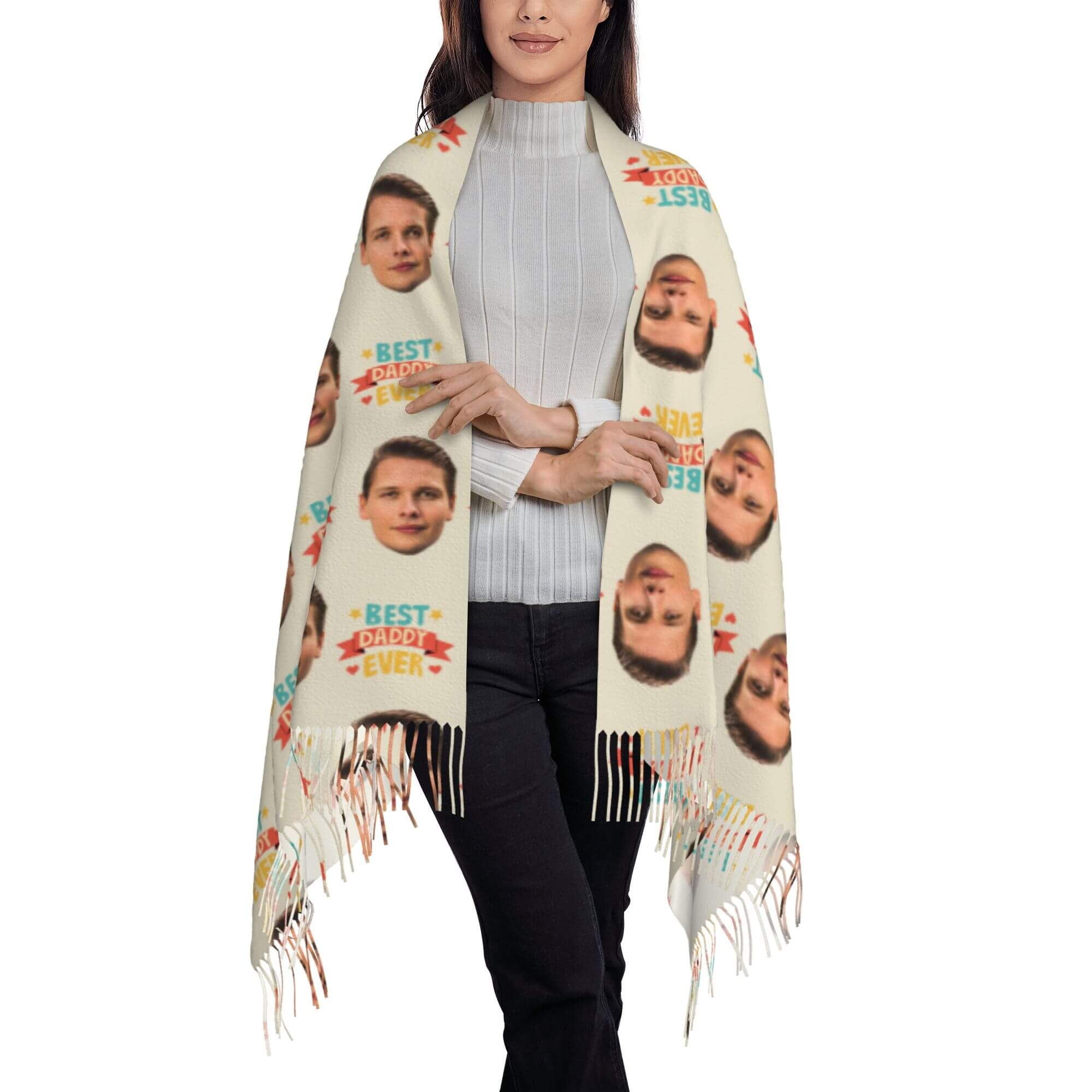 custom photo scarf