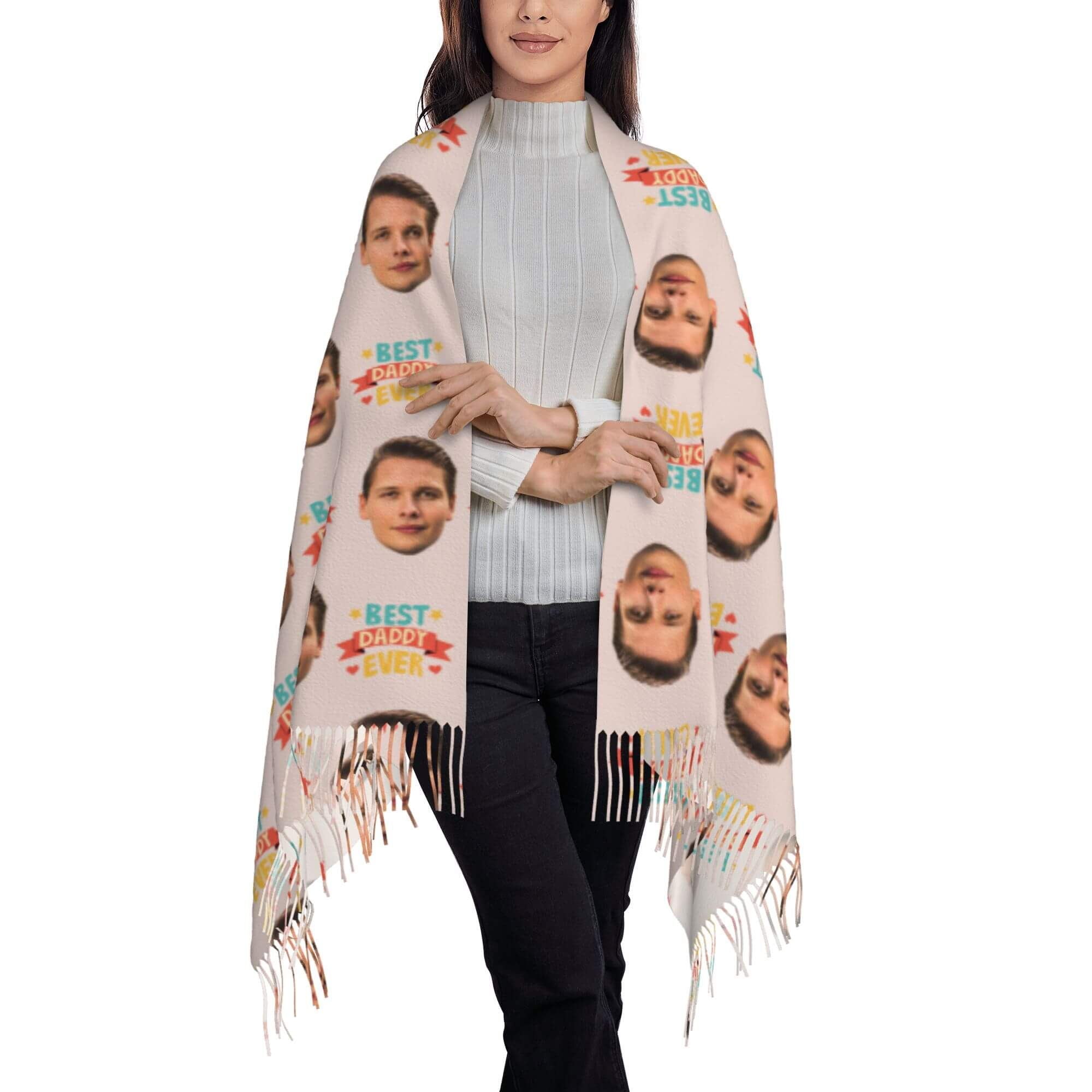 custom photo scarf