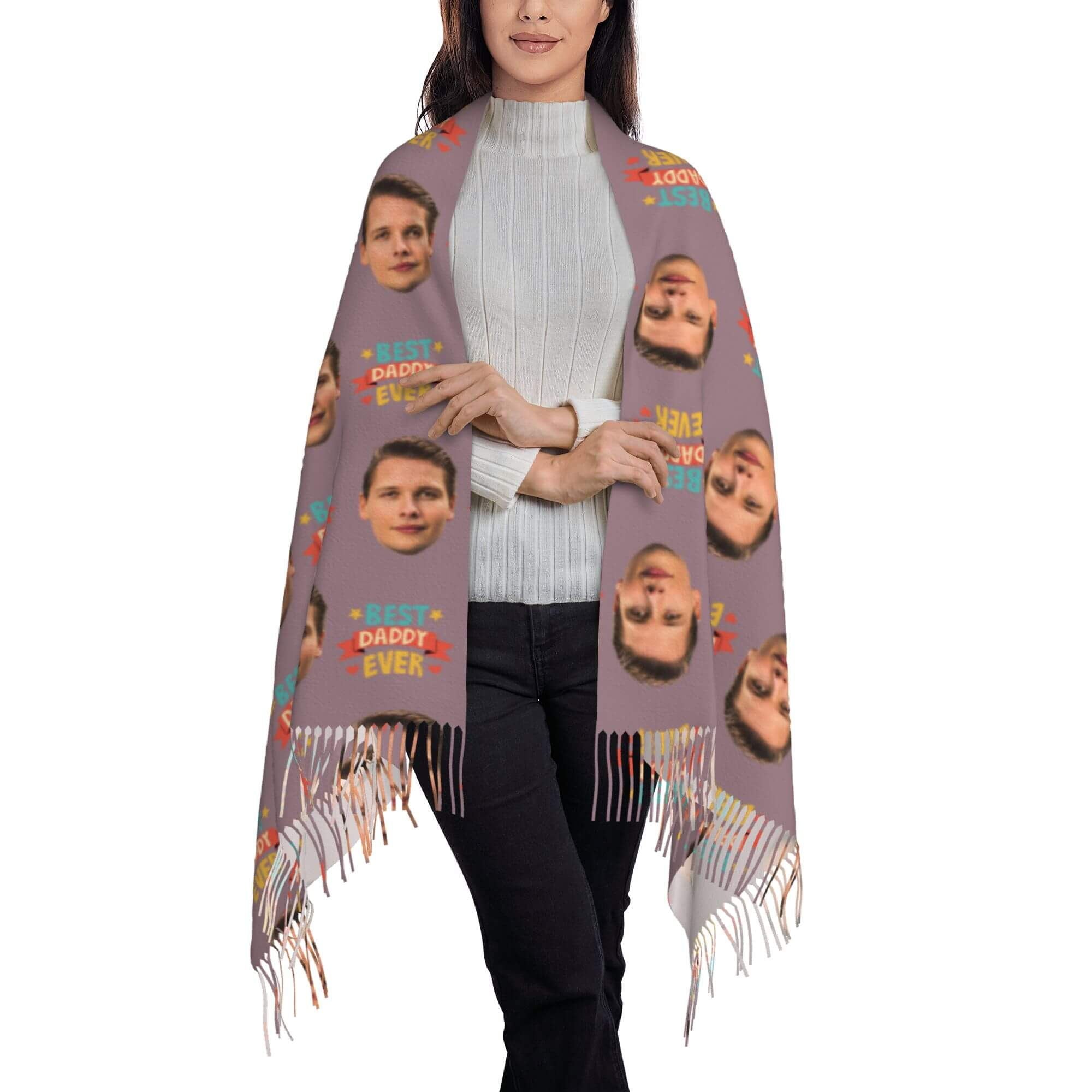 custom photo scarf