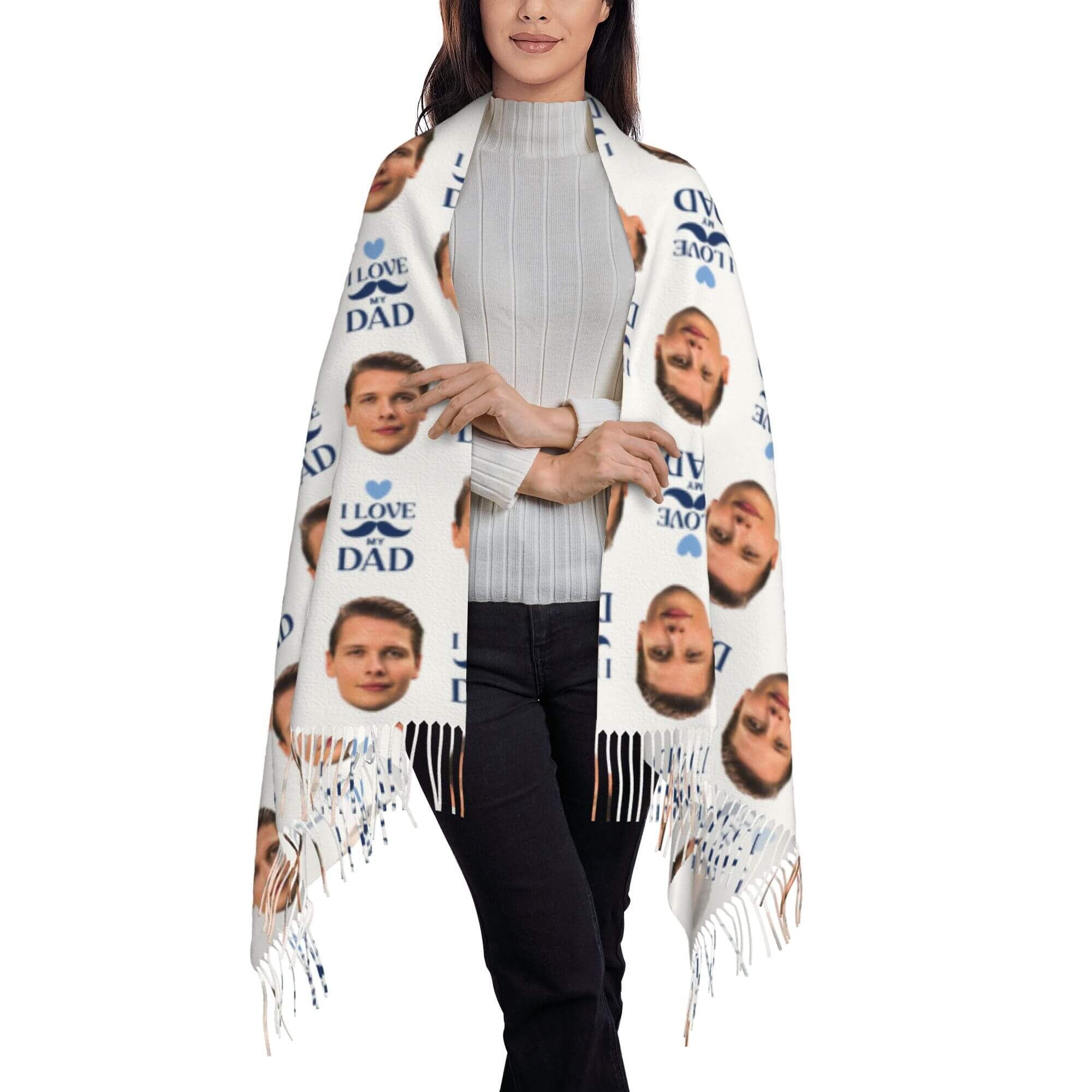 custom photo scarf
