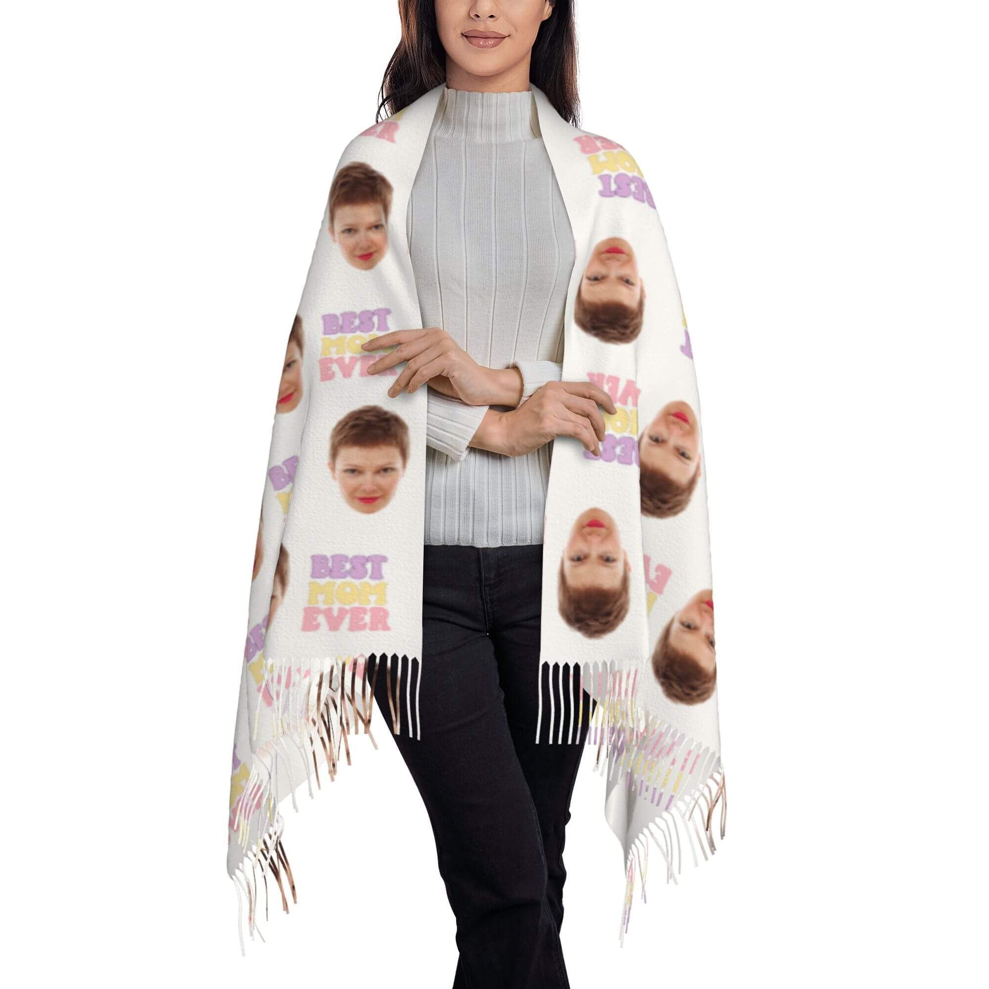 custom photo scarf