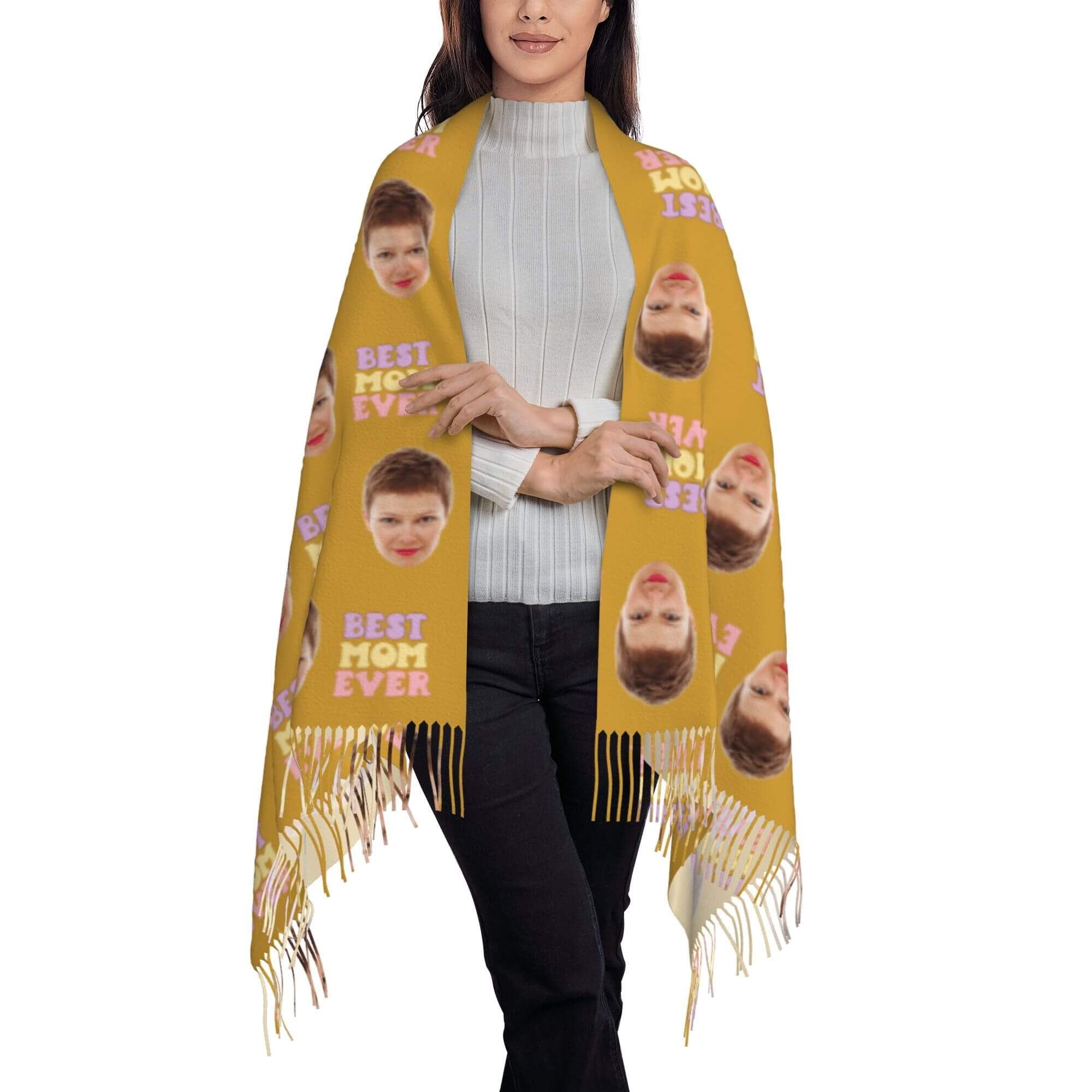 custom photo scarf