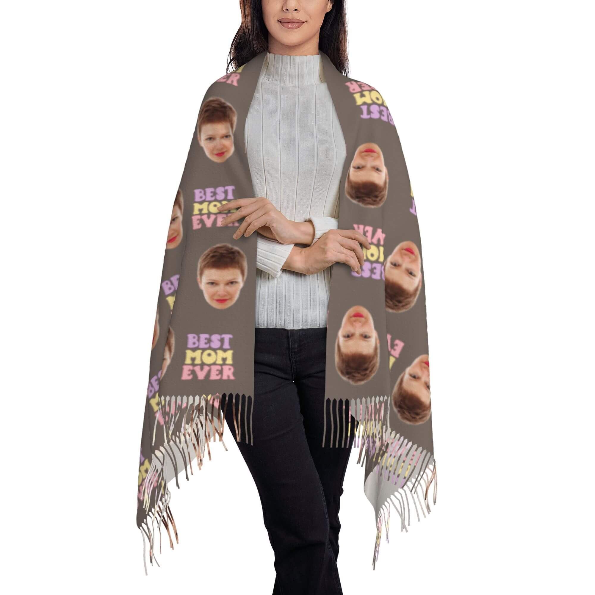 custom photo scarf
