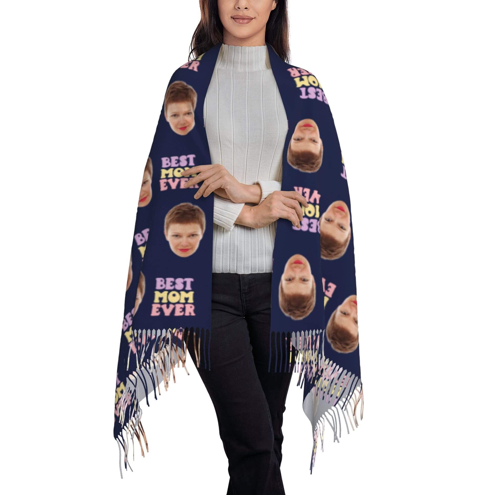 custom photo scarf