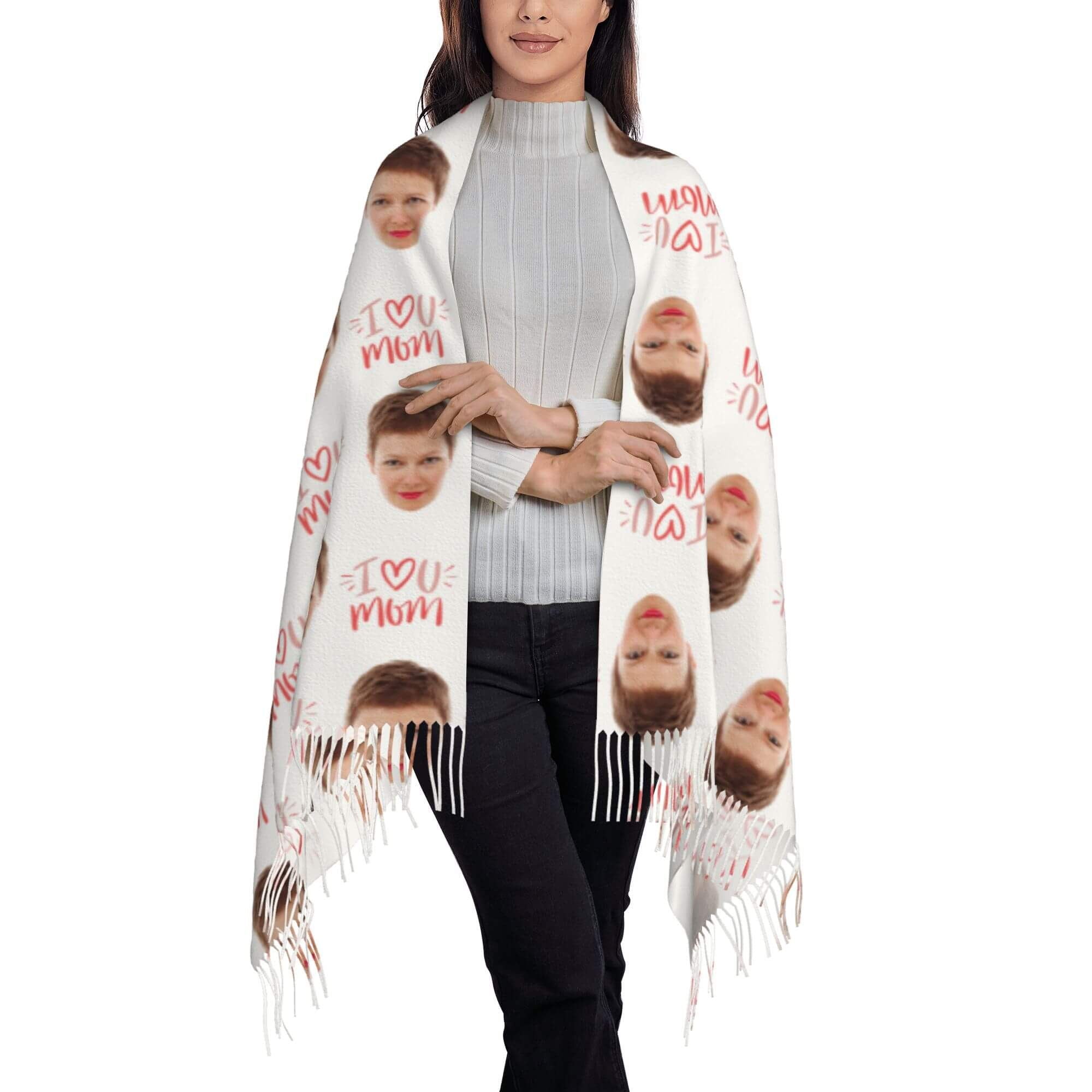 custom photo scarf