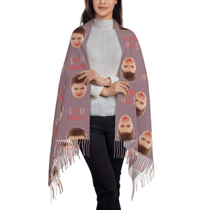 custom photo scarf