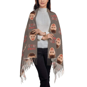 custom photo scarf