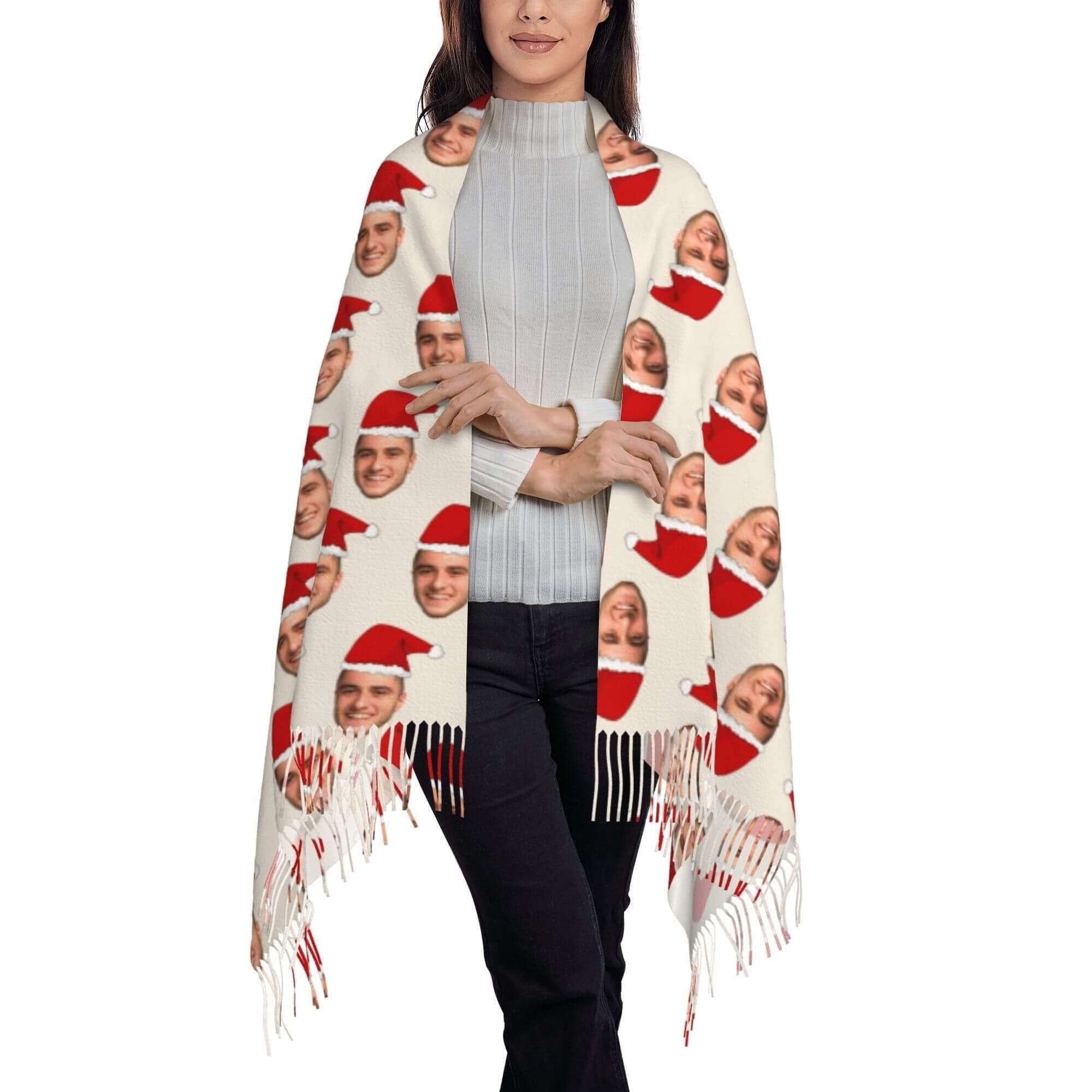 custom photo scarf