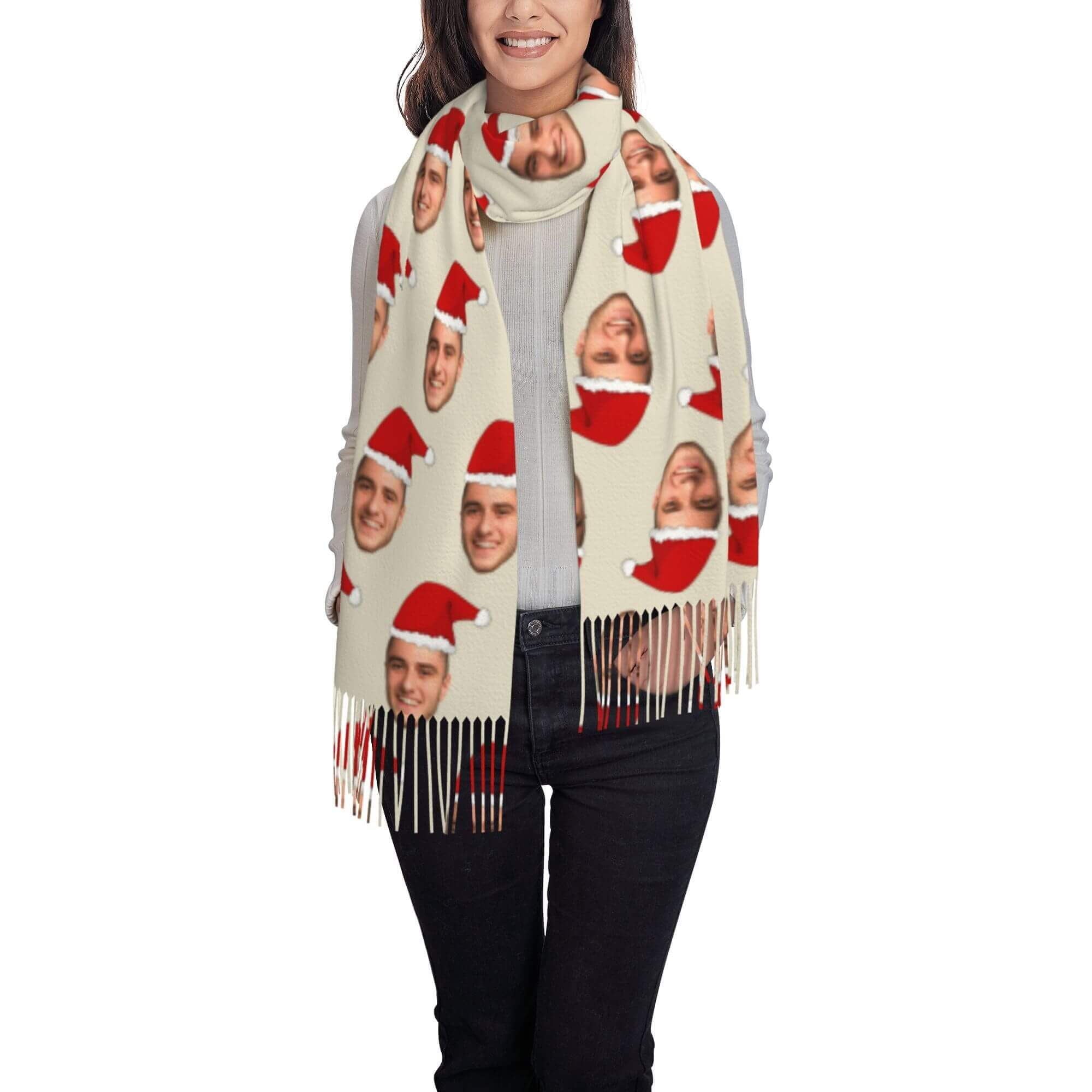 custom photo scarf