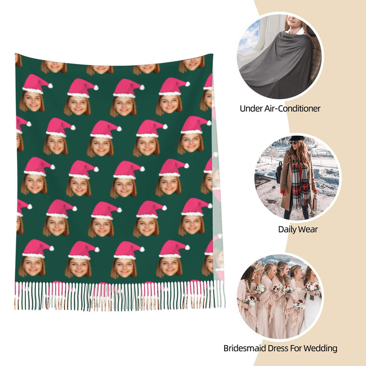 custom photo scarf